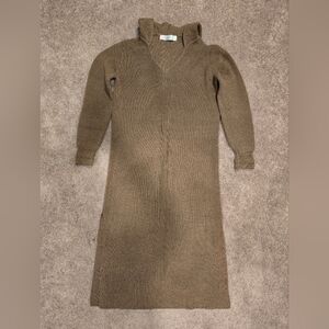 Free People Hooded Sweater Dress